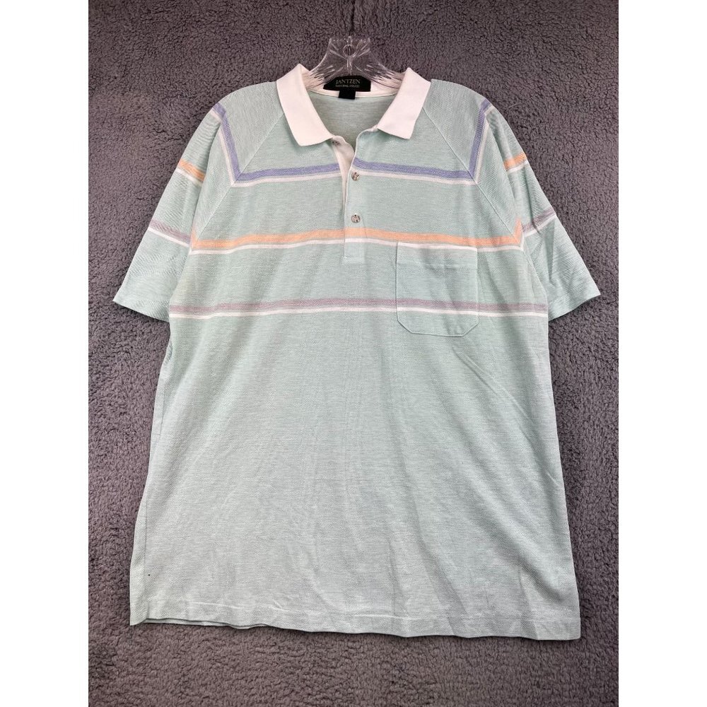 Vintage Jantzen‎ Collared Polo  Short-Sleeve Shirt Size L